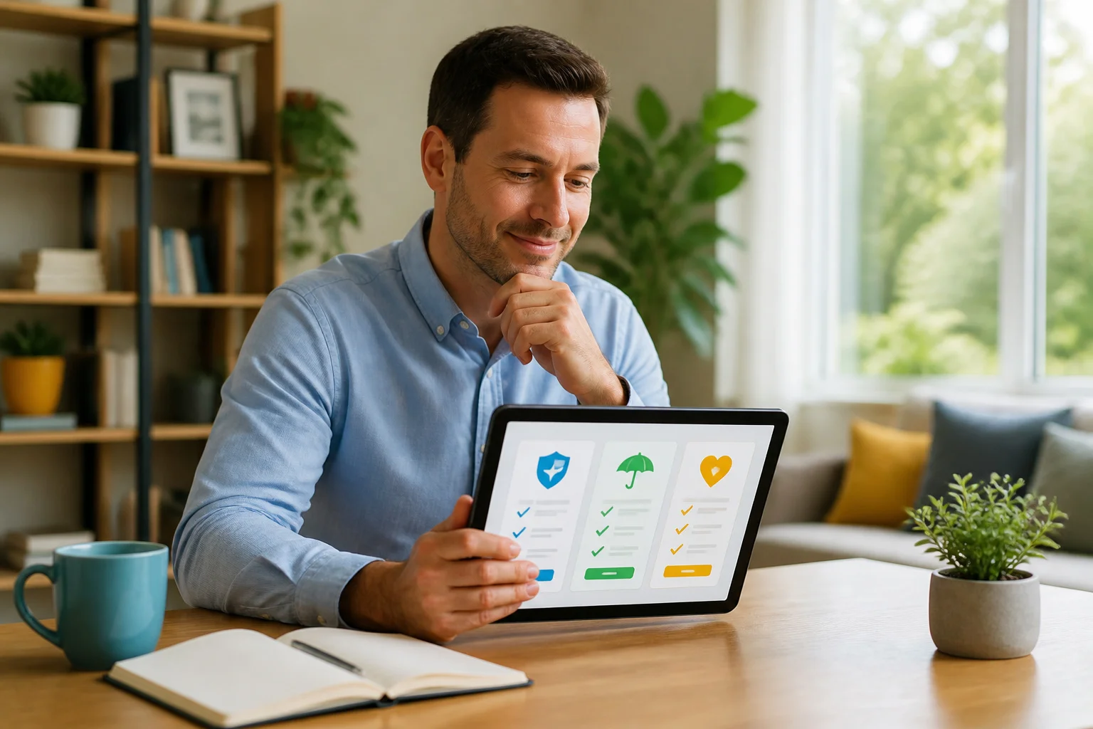 Decision eclairee sur tablette