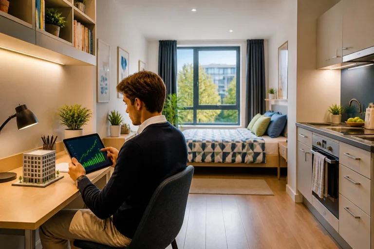 Etudiant investissant dans son avenir