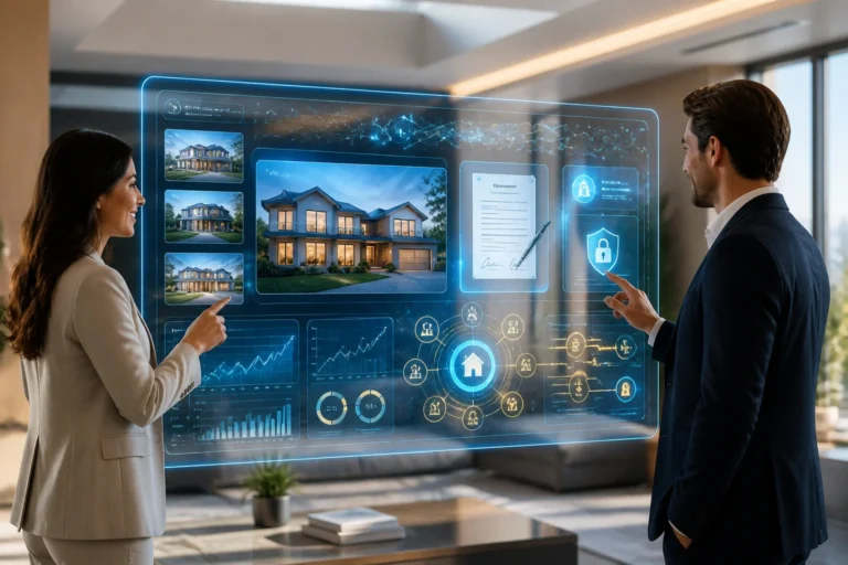 Interface immobiliere et financiere ia