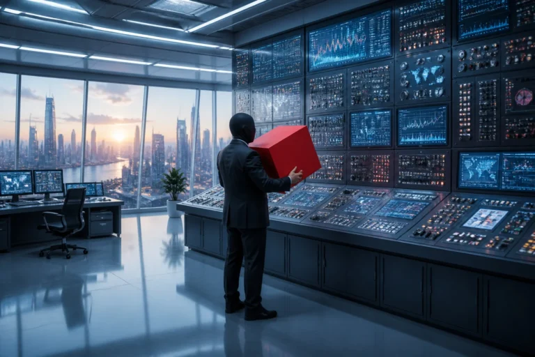 Ironie technologique un cube face au controle
