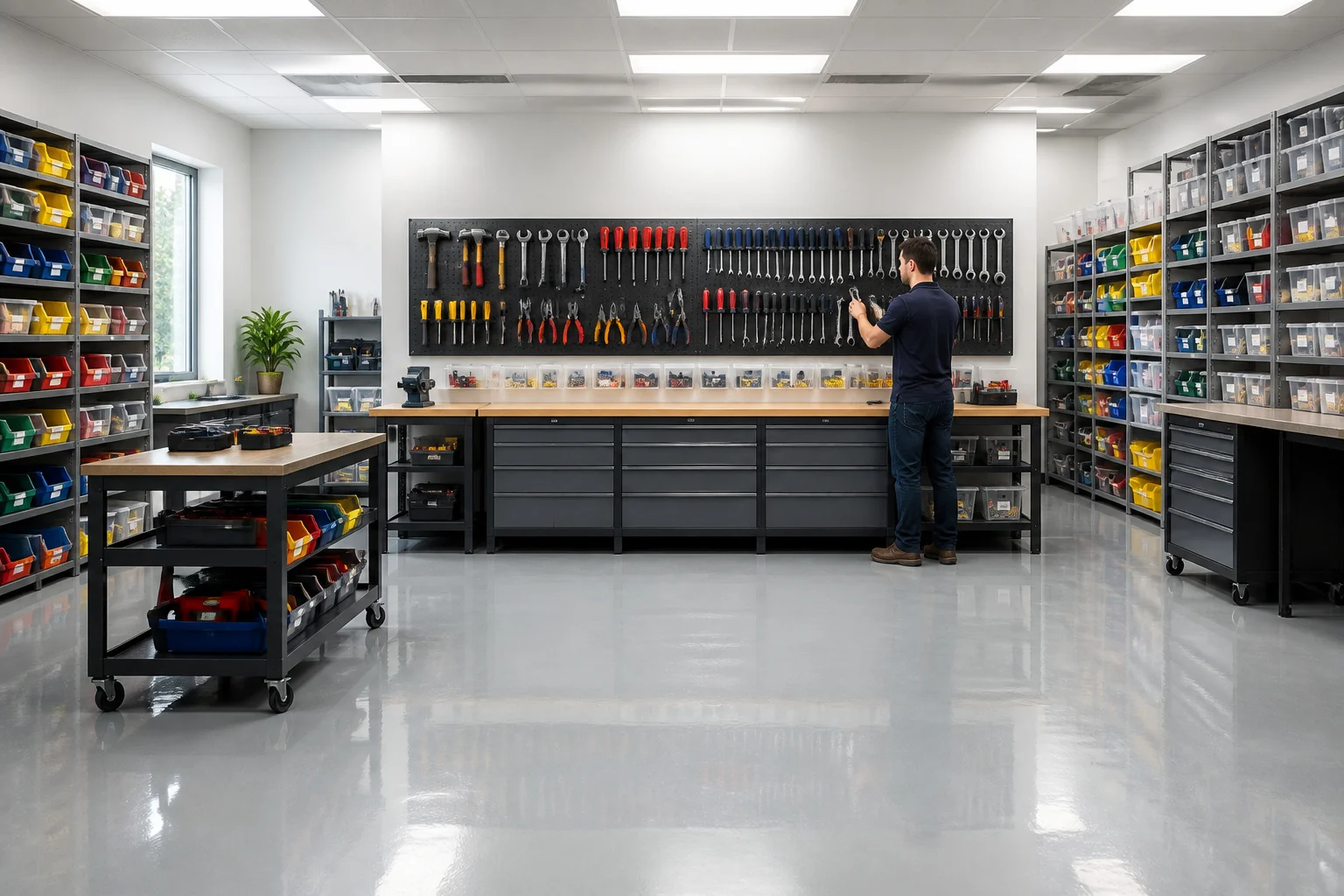 Atelier moderne et organise